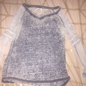 Medium indigo baseball T